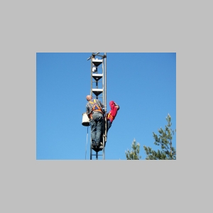 14 Gittermast ist fertig .JPG